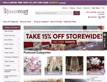 Tablet Screenshot of efavormart.com